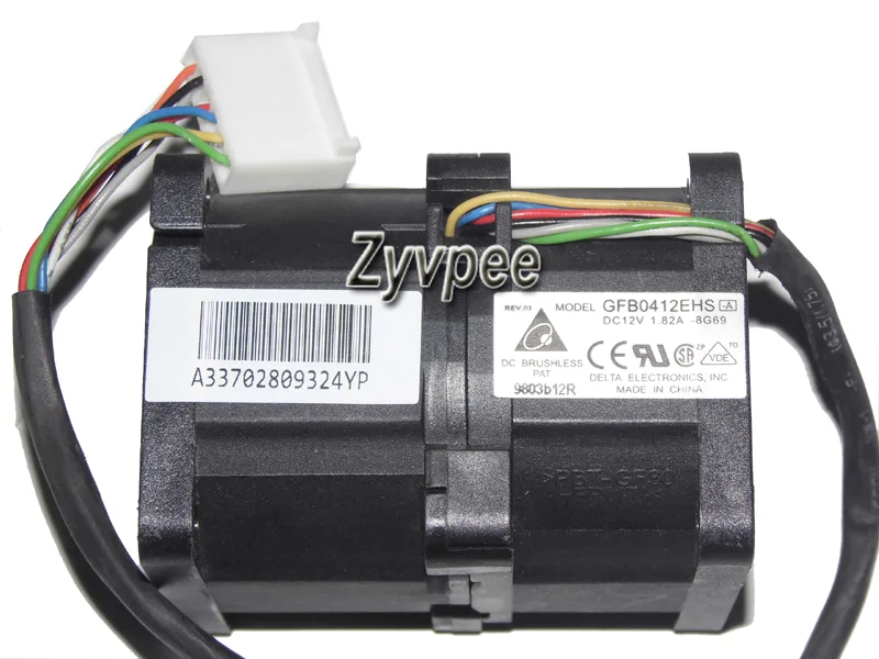 Zyvpee Zyvpee GFB0412EHS 8G69 40x56mm 12V 1.82A 8-wire 6-pin server fan — 제품 사진