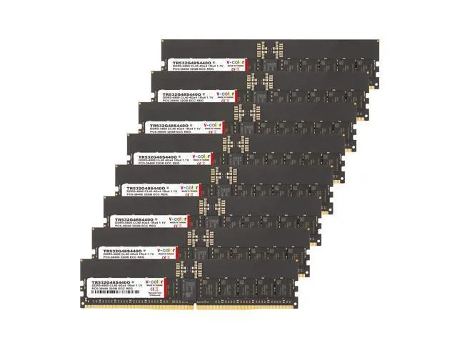 V-color V-color TR532G48S440O 256GB (8x32GB) DDR5 4800 CL40 ECC R-DIMM 1.1V — product photo
