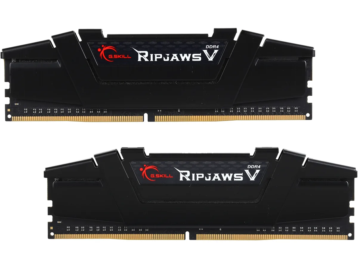 G.SKILL G.SKILL F4-3600C17D-16GVK Ripjaws V 16GB (2 x 8GB) DDR4 3600 CL17 desktop RAM — product photo
