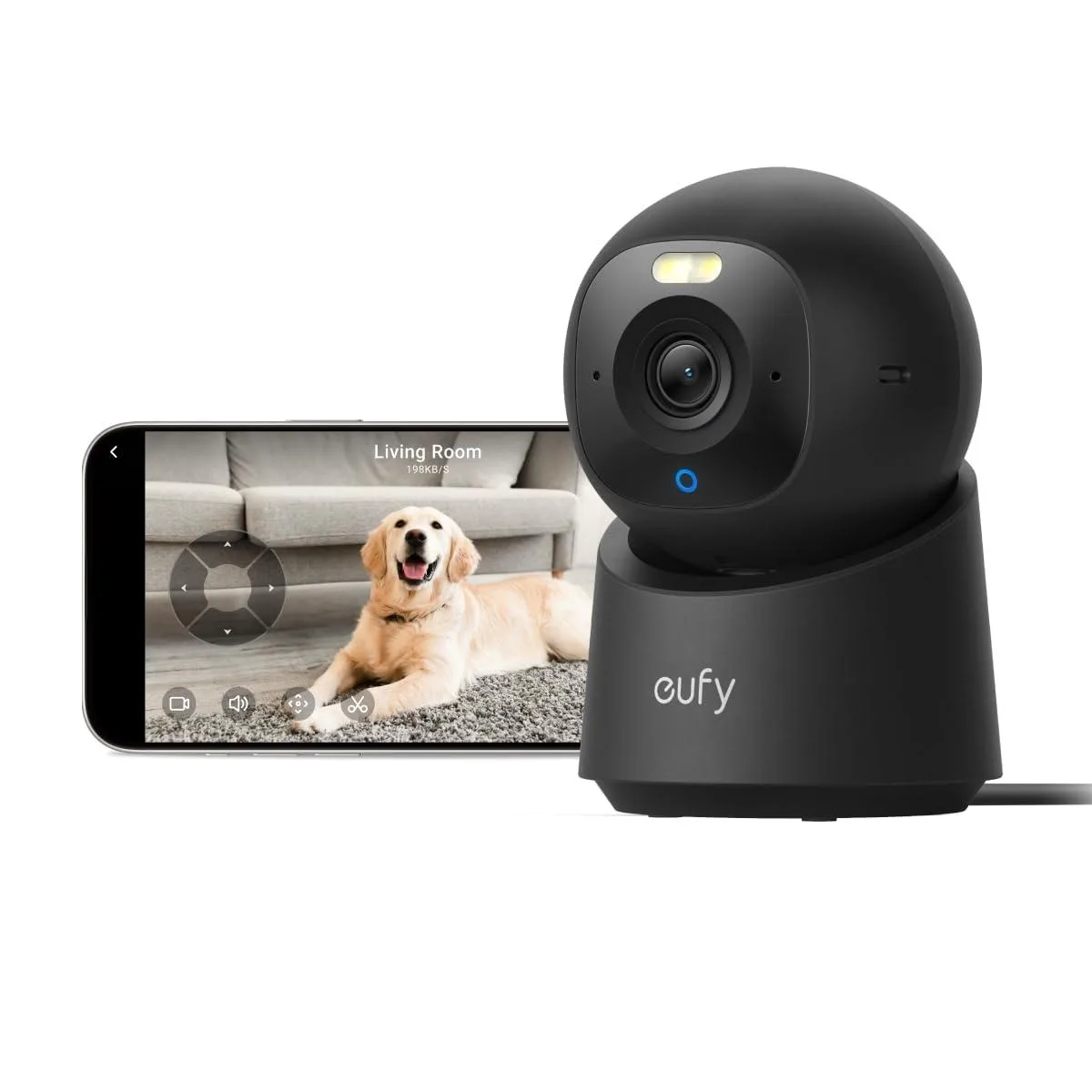  Clover T8417 4K Wireless Surveillance 360° Pan Tilt Black — product photo