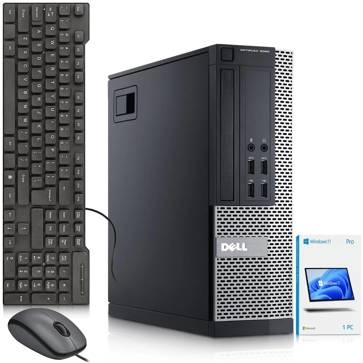 Small black Dell OptiPlex 9020 SFF desktop tower