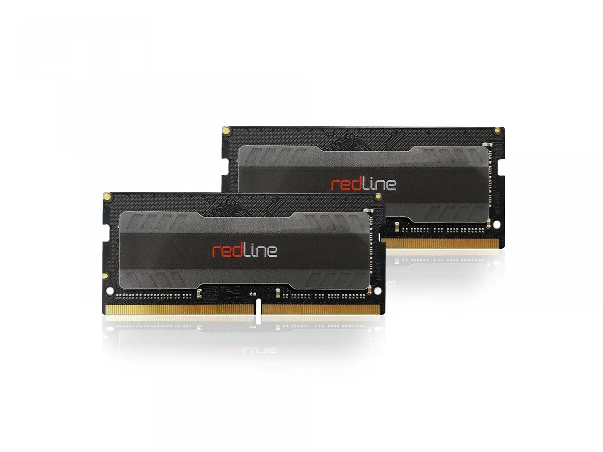 Mushkin Enhanced Mushkin Enhanced Redline 32GB (2 x 16GB) DDR5 4800 CL40 262-Pin SO-DIMM laptop RAM MRA5S480FFFD16GX2 — صورة المنتج