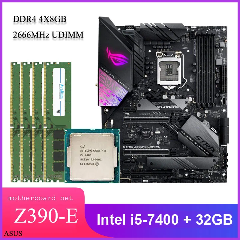 Avarum Avarum ROG STRIX Z390-E GAMING i5-7400 32GB DDR4 embedded solution — 商品写真