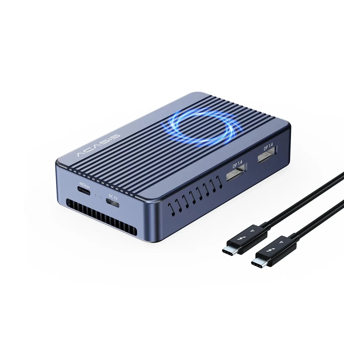 Acasis Acasis Thunderbolt 40Gbps M.2 NVMe Enclosure & Dock Gray — Produktfoto