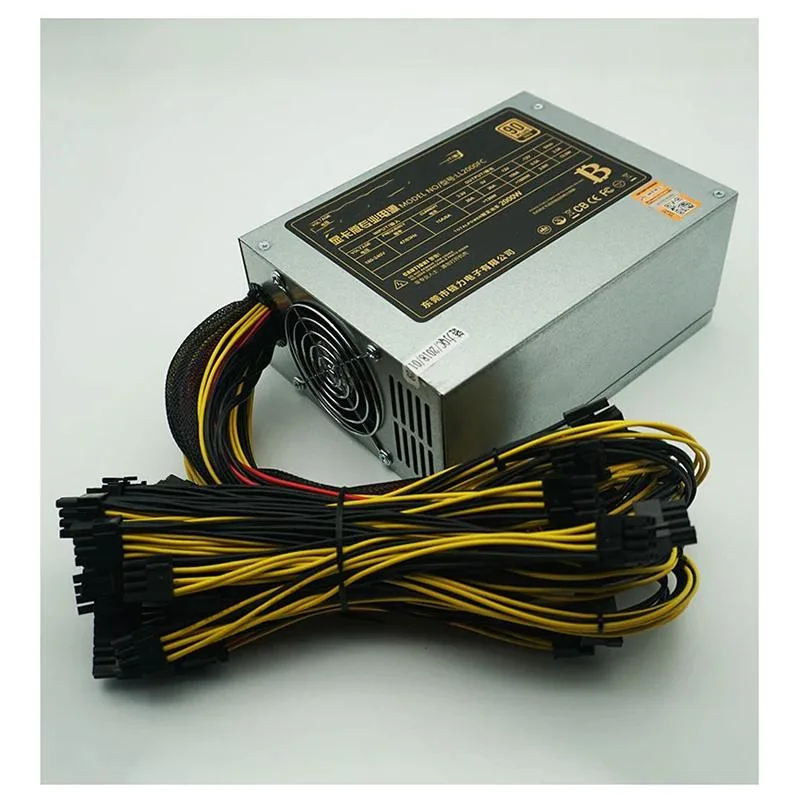KHACHIMO KHACHIMO LL2000FC Server Rated Desktop Wide Mute Active Multi-Channel 2000W ATX Power Supply — termékfotó