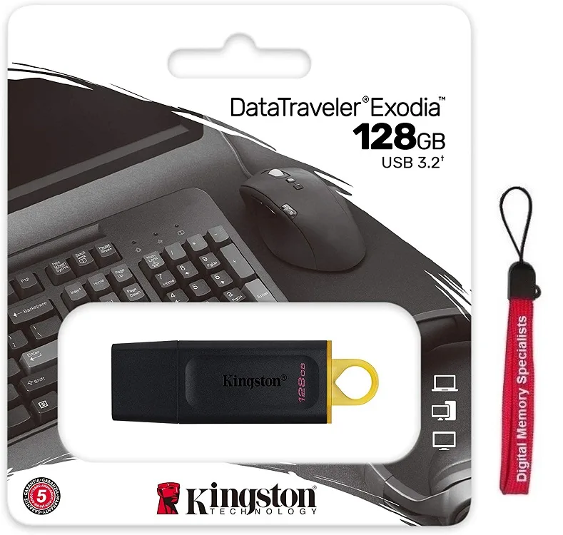 Kingston Technology Corp. Kingston DataTraveler Exodia DTX/128GBL 128GB USB 3.2 Gen 1 — foto del prodotto