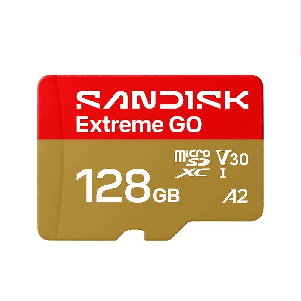SanDisk SanDisk Extreme Go microSDXC 128GB memory card — product photo
