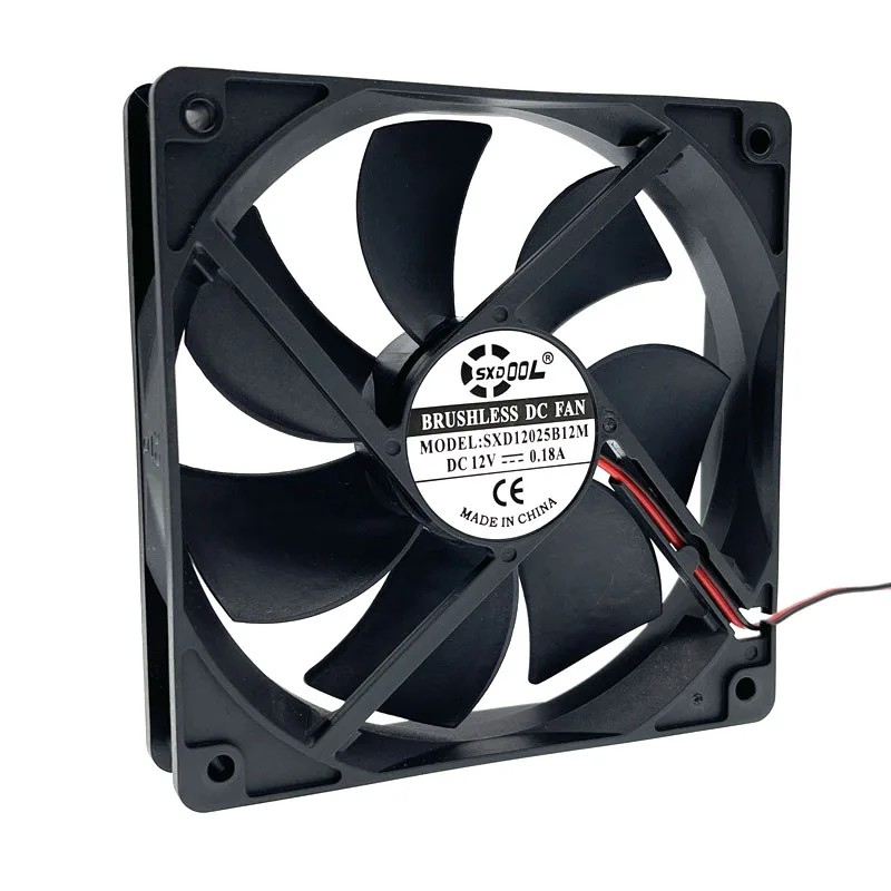 SXDOOL SXDOOL 120mm 1700RPM Ball Bearing Case Fan — product photo