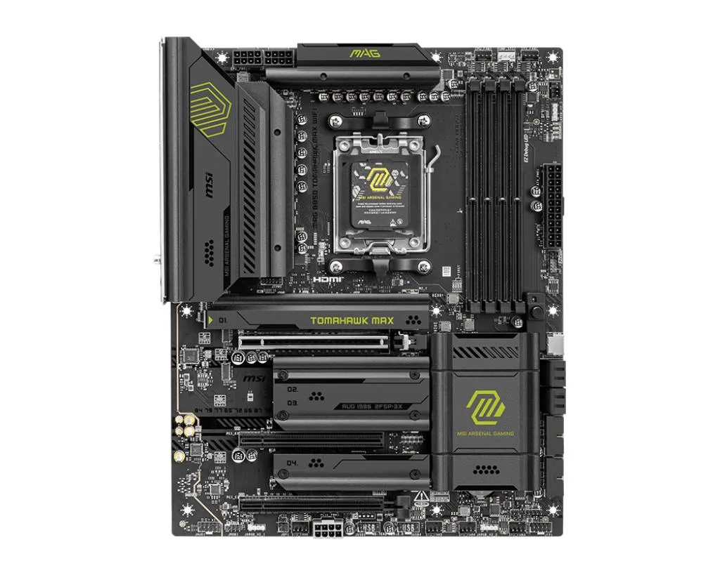 MSI MSI MAG B850 TOMAHAWK MAX WIFI AMD AM5 ATX DDR5 Motherboard — product photo