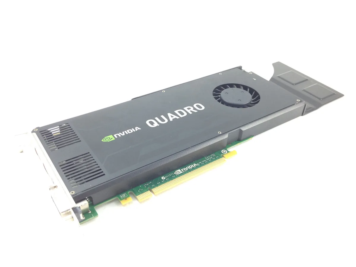 NVIDIA NVIDIA Quadro K4000 3GB GDDR5 PCIe 3.0 x16 workstation graphics card — photo du produit