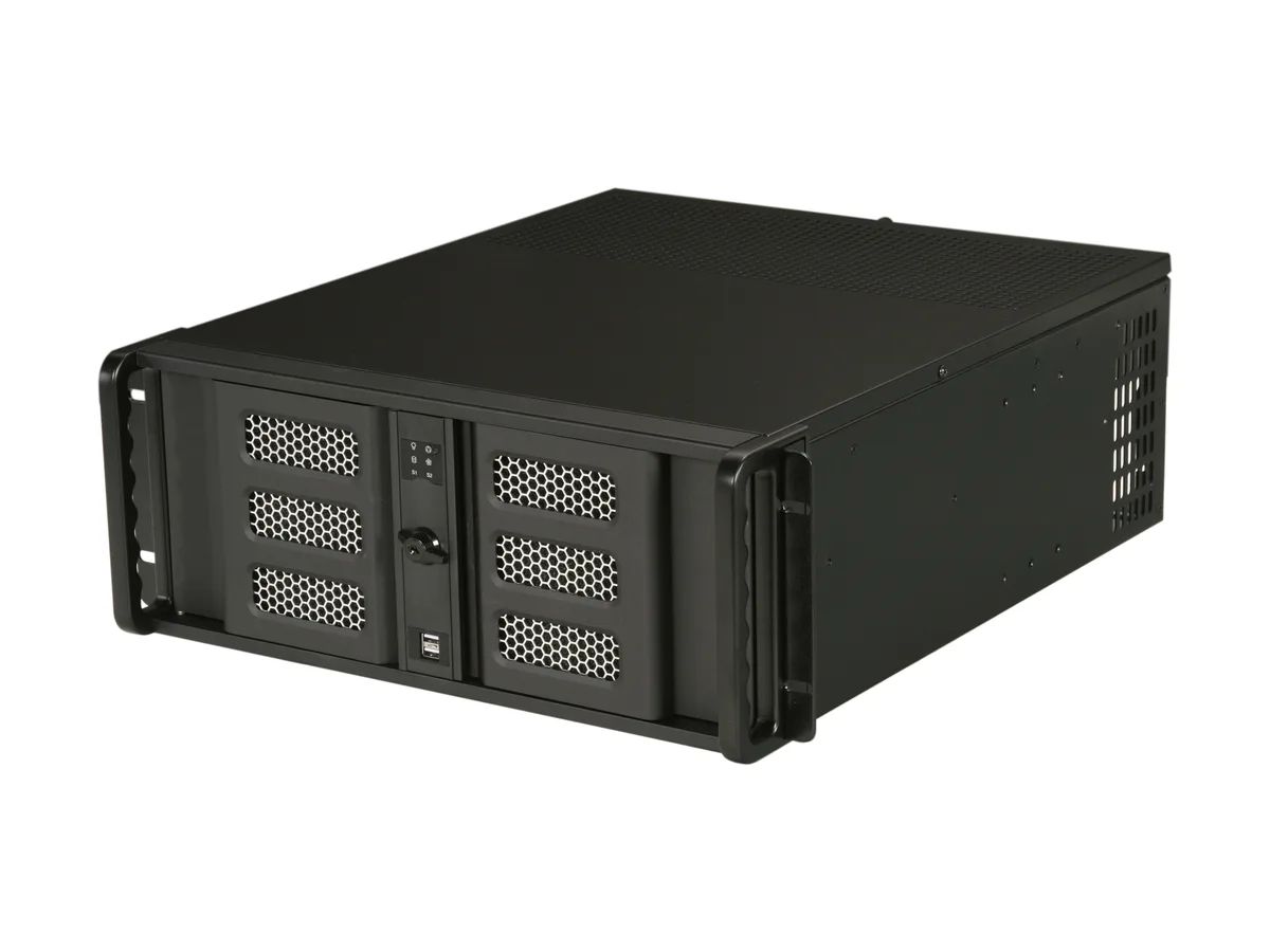 iStarUSA Inc. iStarUSA Inc. D400-6SE-B6SA-PBK 4U rackmount server chassis — 商品写真