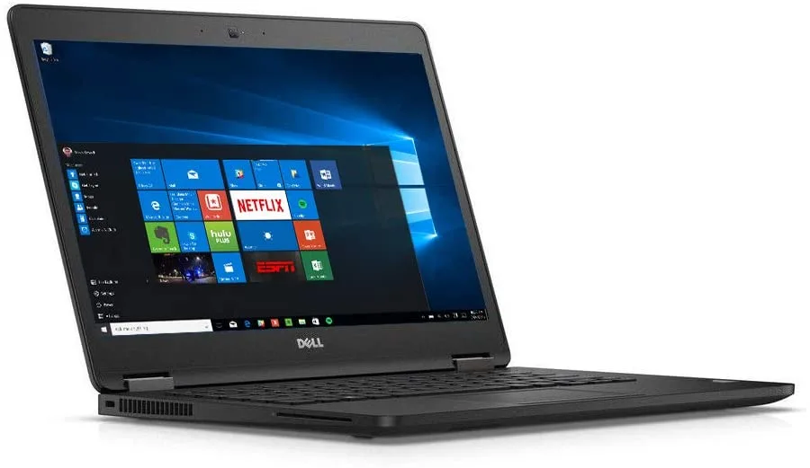 Black Dell Latitude E7270 12.5 inch business laptop closed view