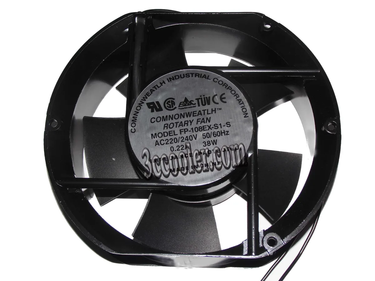 OEM Industries OEM Industries FP-108EX-S1-S 172mm 220V/240V 38W Axial AC Fan — photo du produit