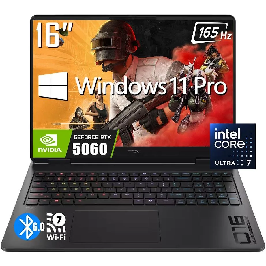 HP HP OMEN 16" Gaming Laptop Intel Core Ultra 7 356H RTX 5060 16GB 512GB — product photo