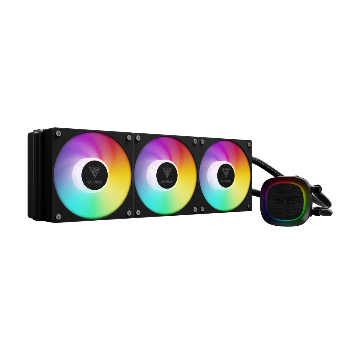 GAMDIAS Technology GAMDIAS Technology GD-AURA GL360 V2-A 360mm liquid cooler — photo du produit
