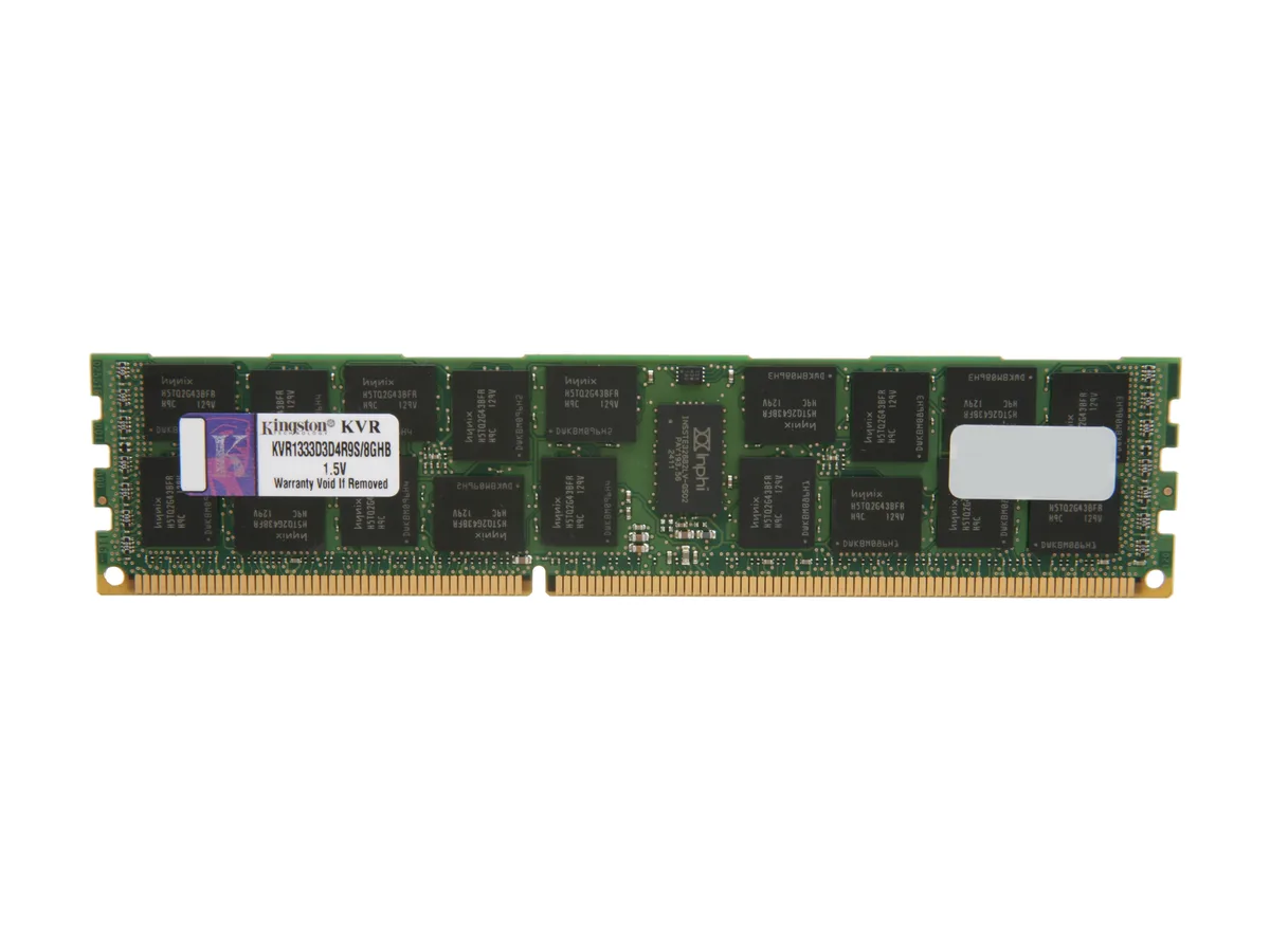 Kingston Technology Corp. Kingston Technology Corp. KVR1333D3D4R9S/8GHB 8GB DDR3 1333 ECC Registered server RAM — 商品照片