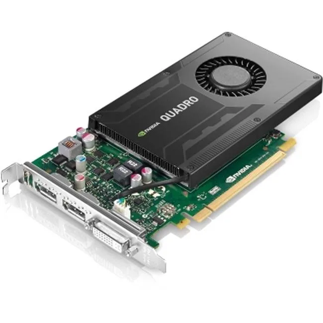 Lenovo Quadro K2200 graphics card, plug-in form, matte black finish