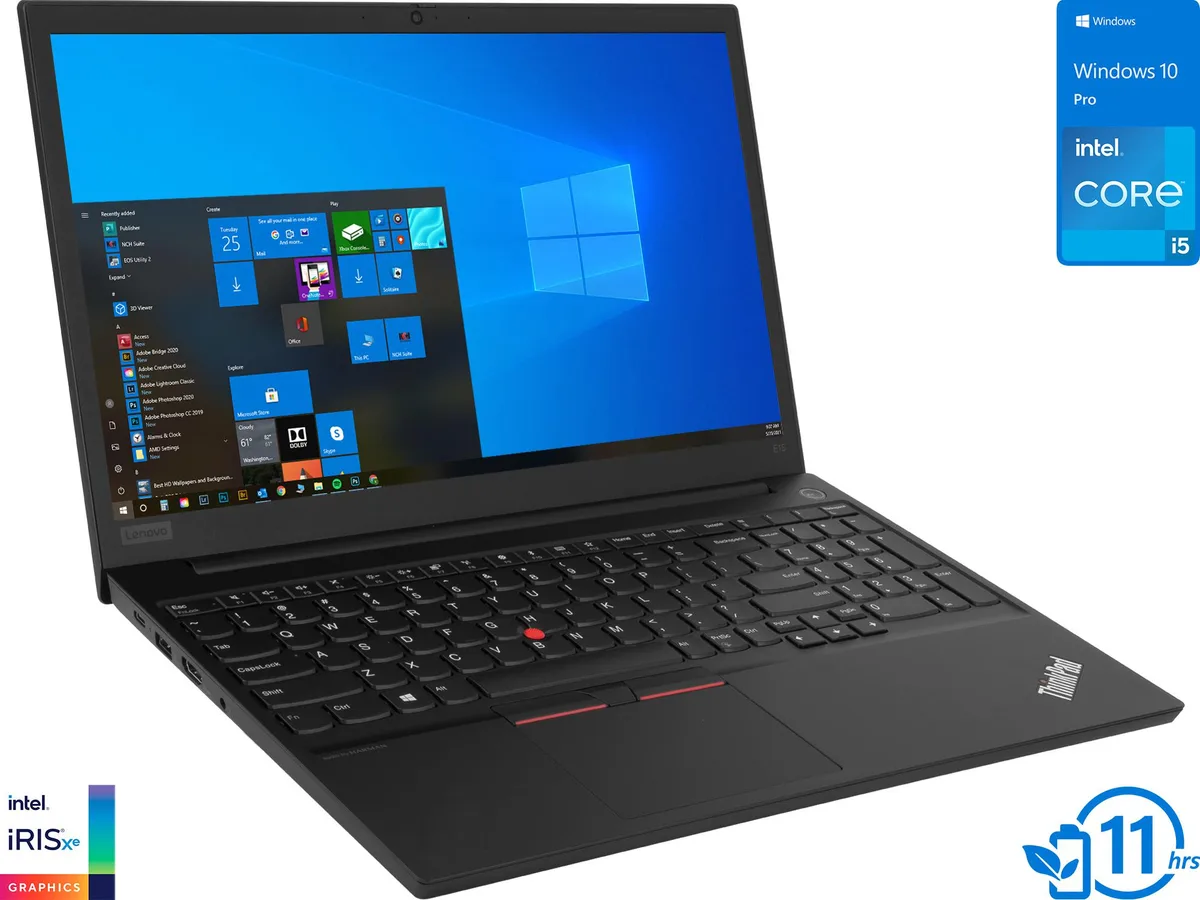 Lenovo Lenovo ThinkPad E15 Gen 2 laptop 15.6 FHD i5-1135G7 8GB 256GB NVMe — product photo