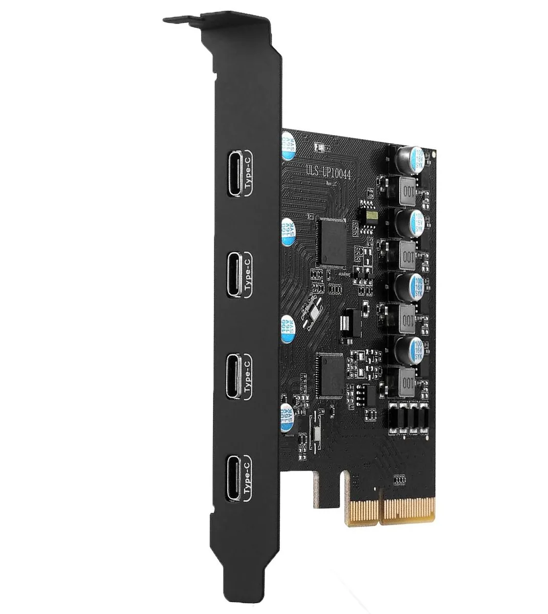 ESTONE ESTONE PCIE24C PCI Express USB 3.2 4-Port Expansion Card 4x USB-C — preces foto