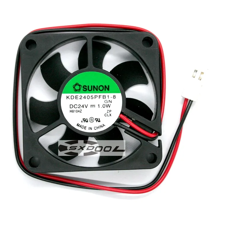 SXDOOL SXDOOL KDE2405PFB1-8 50mm case fan 24V 1.0W 2-pin — صورة المنتج