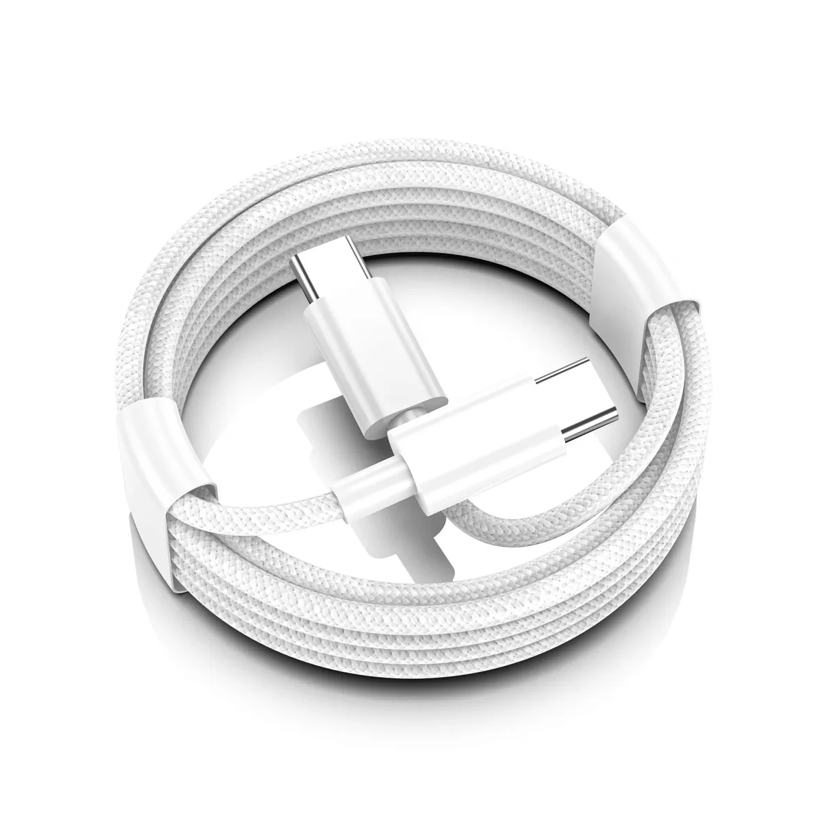 DIXSG DIXSG 0748899314159 USB-C to USB-C Charger 3FT 60W 20V 3A Braided — ürün fotoğrafı