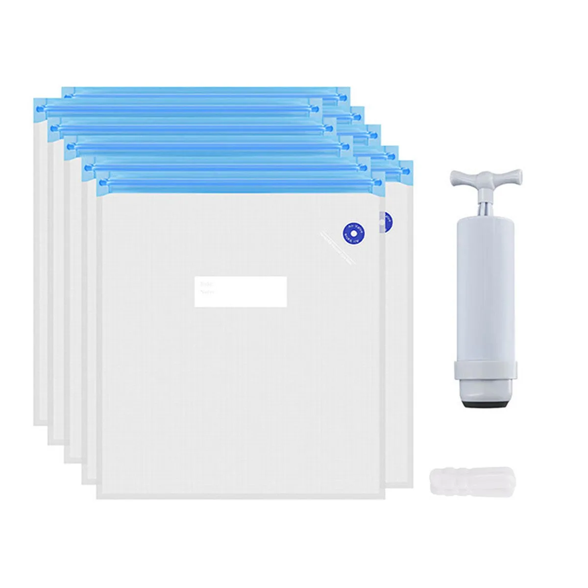 Yoetaun Yoetaun Filament Vacuum Storage Kit 10 Bags 4 Clips 34x30cm Black — 제품 사진