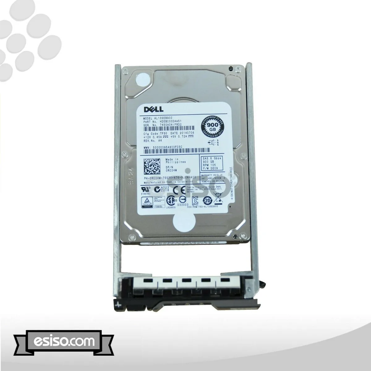 DELL DELL AL13SEB900 900GB 10K SAS 2.5" internal hard drive — produktbilde