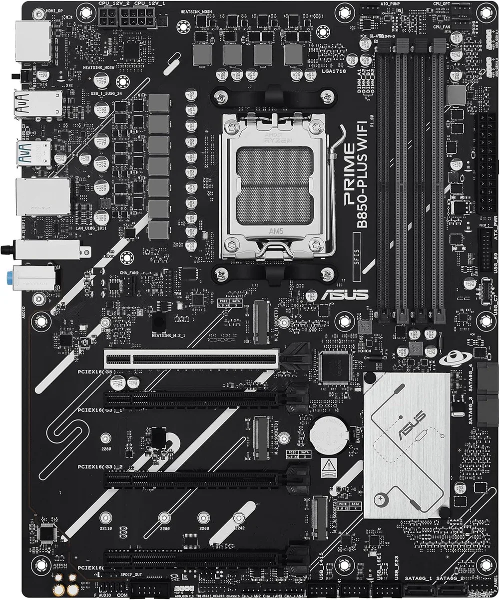 ASUS ASUS PRIME B850-PLUS WIFI DDR5 Desktop Motherboard — product photo