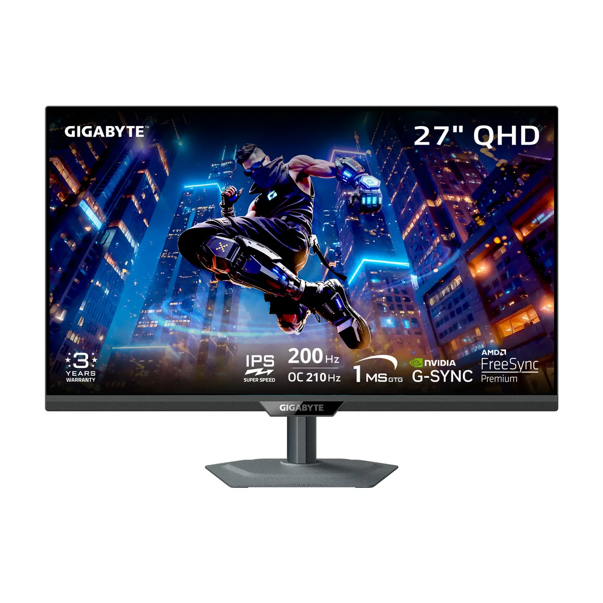 GIGABYTE GIGABYTE M27Q2 SA 27" QHD 200Hz gaming monitor — photo du produit
