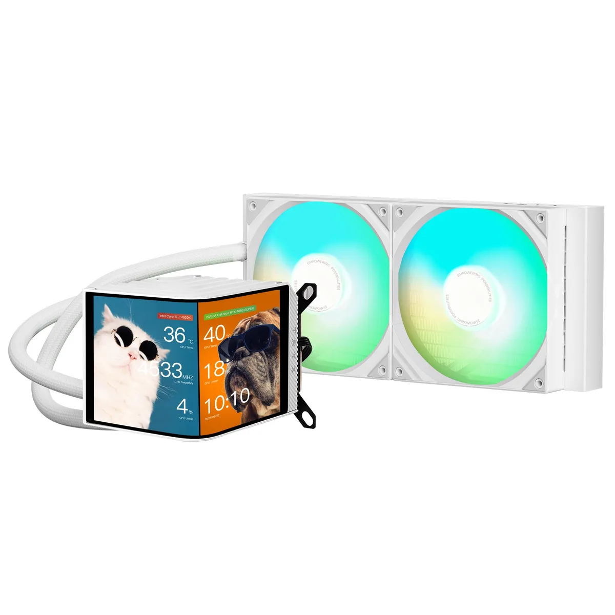 TRYX TRYX Panorama 280 ARGB White liquid cooler — product photo