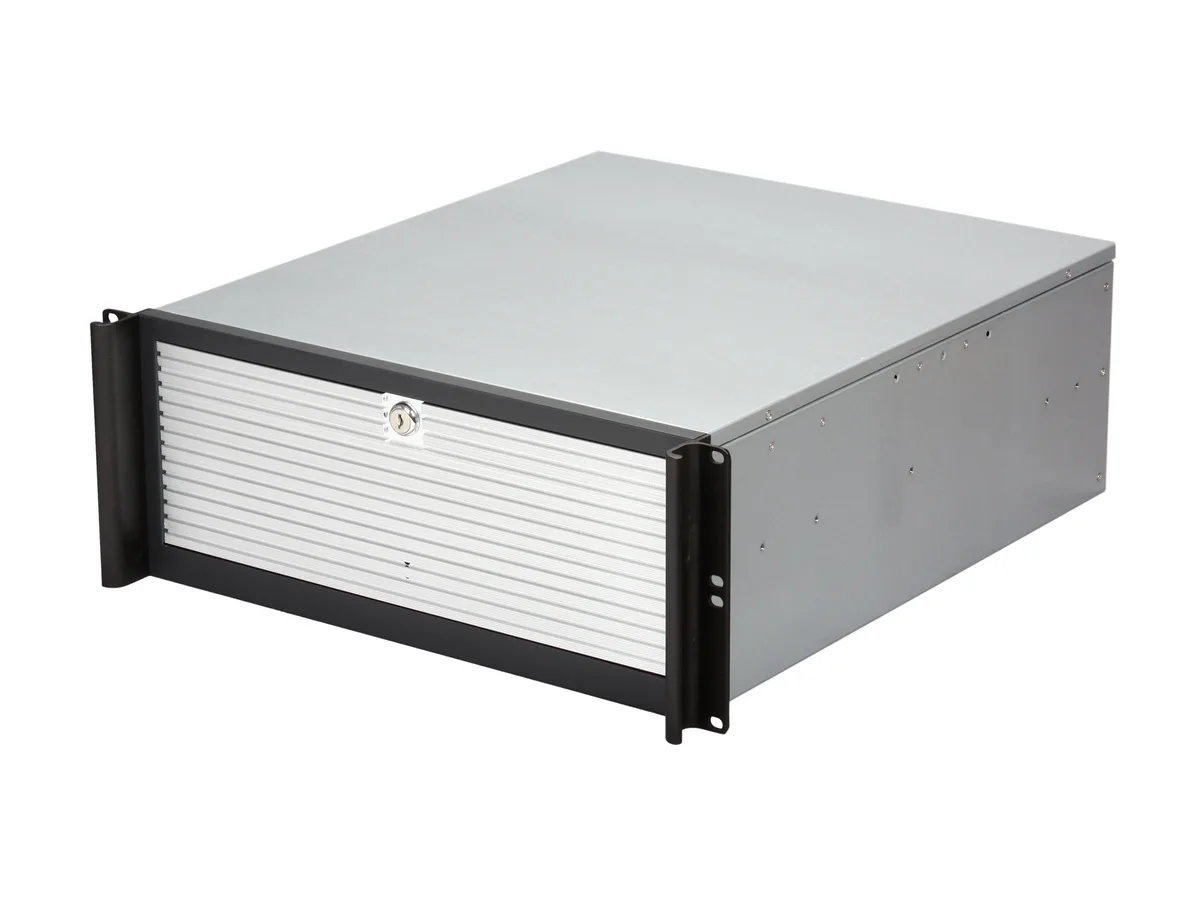 iStarUSA Inc. iStarUSA Inc. D416-B10SL-SL 4U server chassis, 10 x 3.5" SAS/SATA hot-swap bays — صورة المنتج