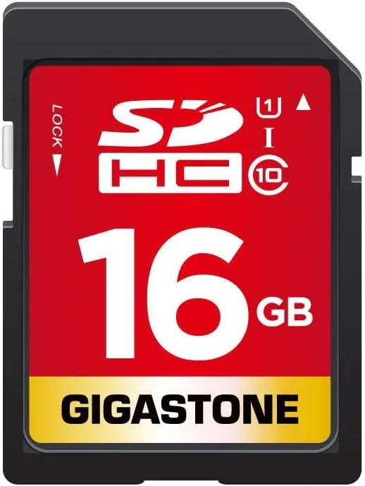 Gigastone Corporation Gigastone Corporation 16GB SDHC UHS-I U1 Class 10 80MB/s memory card — 제품 사진