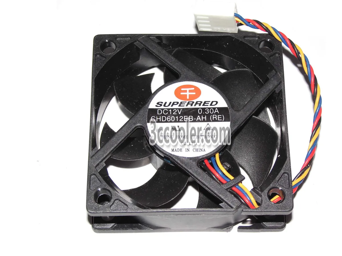 OEM Industries OEM Industries CHD6012EB-AH(RE) 60mm 12V 0.3A 4 Pin Ball Bearing Fan — photo du produit