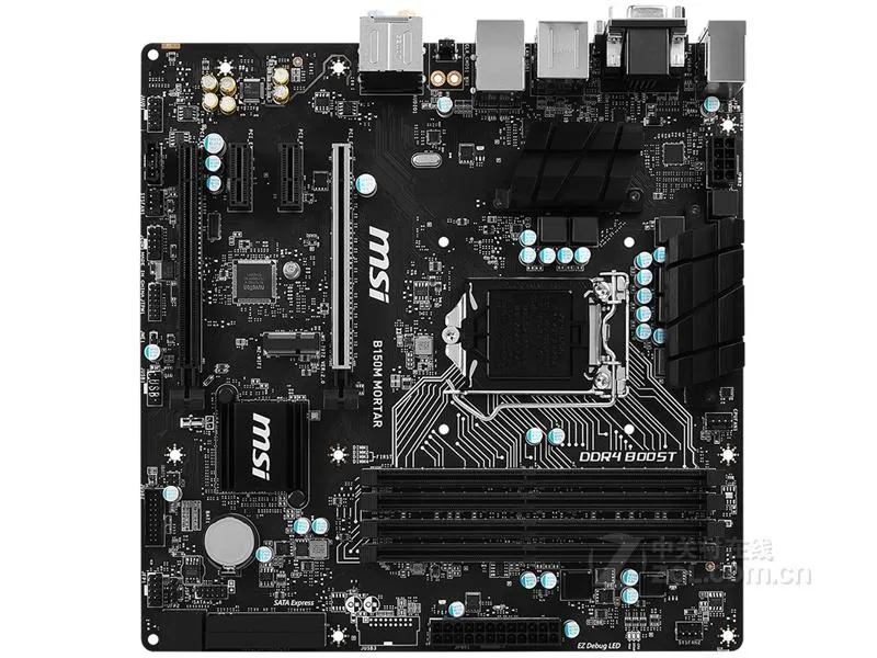 MSI MSI B150M MORTAR LGA 1151 Intel B150 DDR4 64GB Micro ATX motherboard — product photo