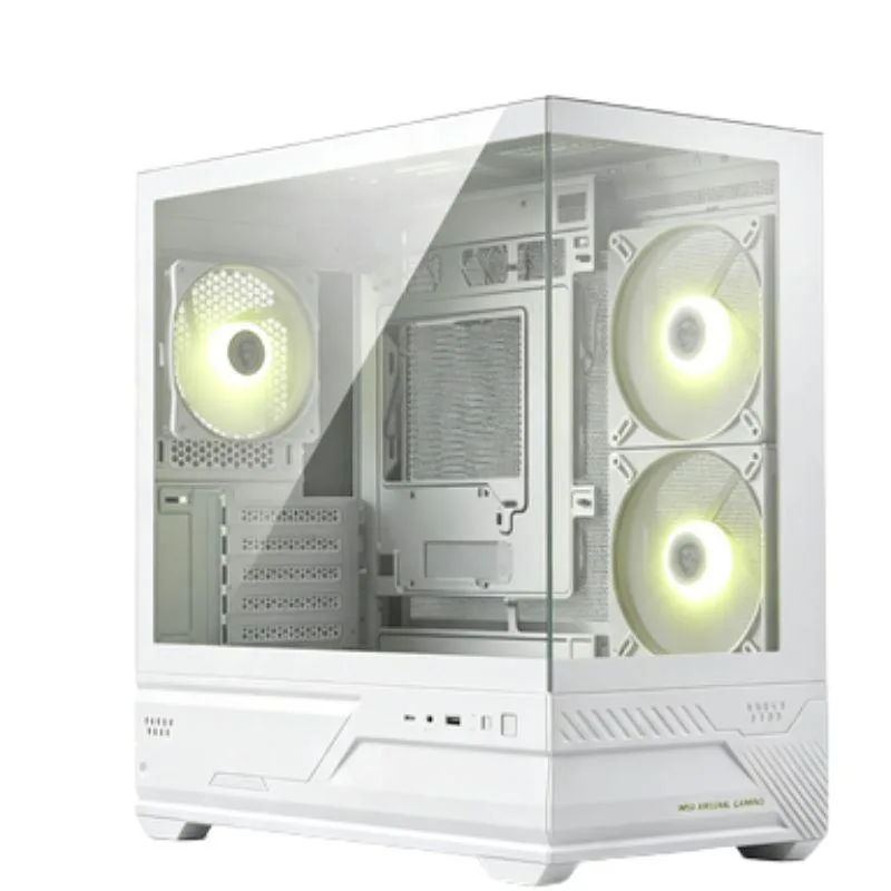 MSI MSI MAG PANO M110L PZ WHITE SFF PC Case — product photo
