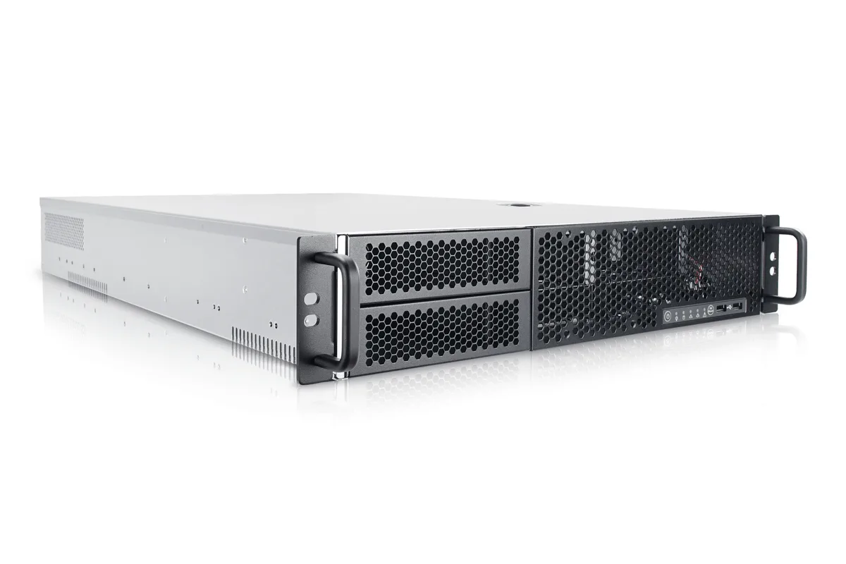 In Win In Win R200N-S500 2U server chassis 500W 6×3.5" 2×5.25" black — tuotekuva