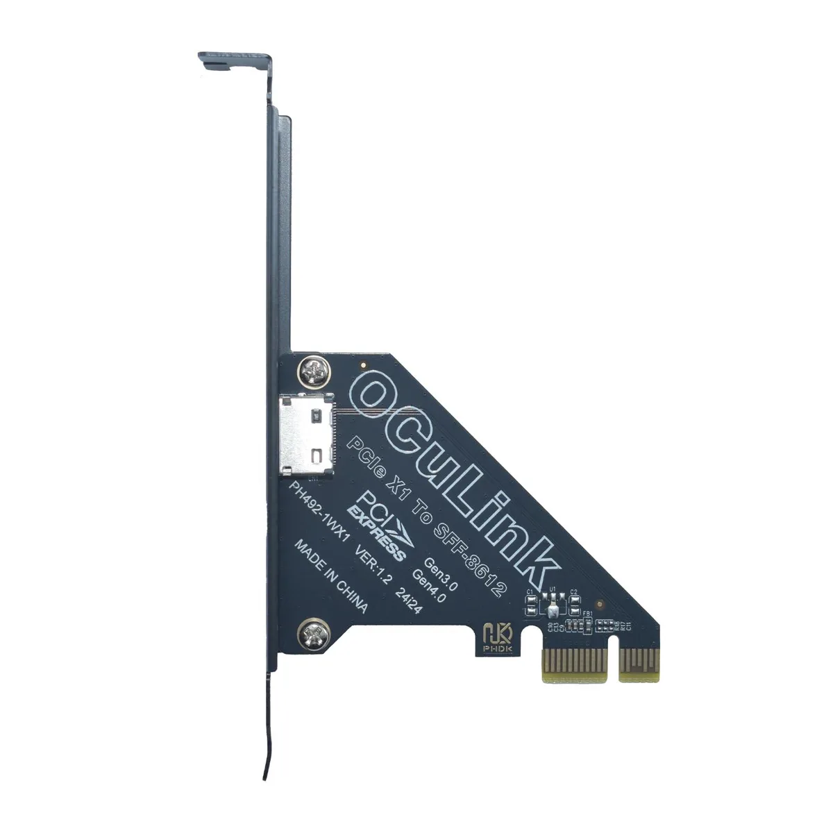 LetLinkSo LetLinkSo LLS-CD-1PC1OC-03 PCIe 4.0 x1 to Oculink SFF-8612 Adapter — zdjęcie produktu