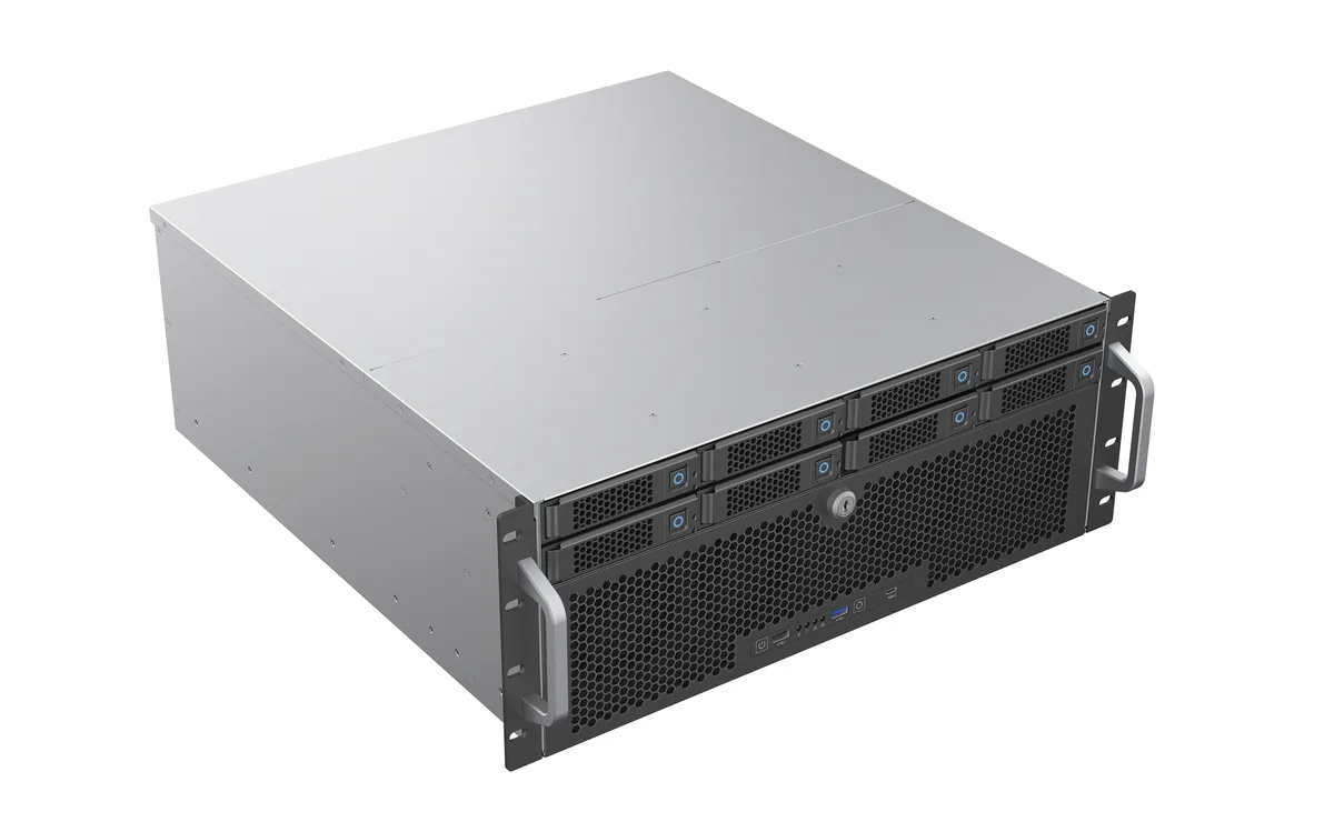 Rosewill Rosewill RSV-H408 4U Rackmount Server Chassis 8x 3.5" Hot-Swap ATX — 商品写真