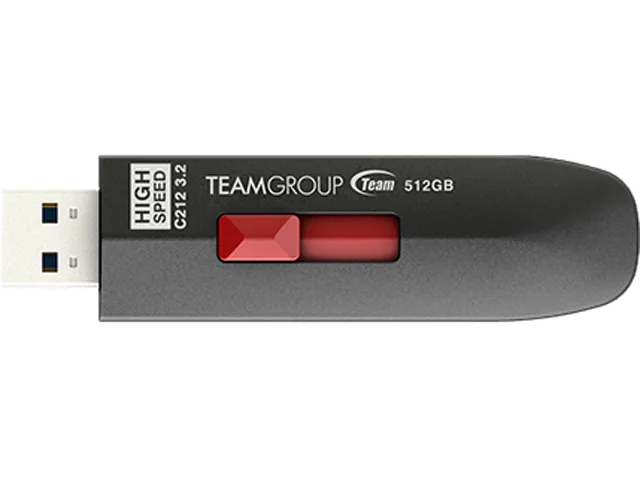Team Group Team Group C212 512GB USB 3.2 Gen 2 Type A flash drive (TC2123512GB01) — Produktfoto