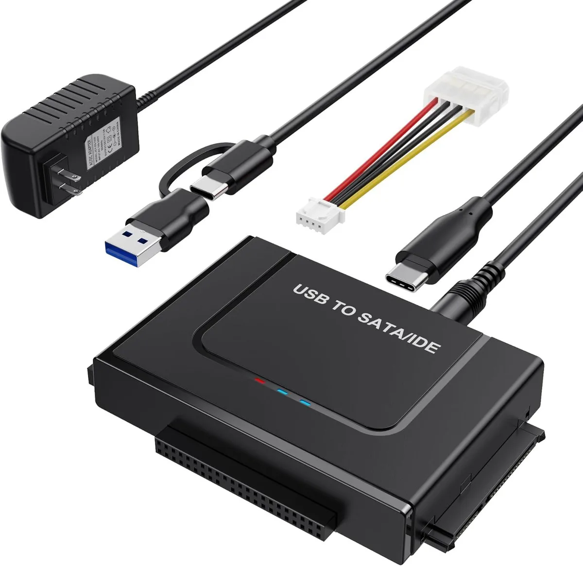 AUBEAMTO AUBEAMTO S28 USB 3.0 Type C to IDE SATA hard drive adapter — 商品照片