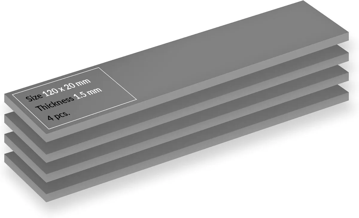 ARCTIC ARCTIC TP-4 Thermal Pad 120x20mm 1.5mm 4 pcs — product photo