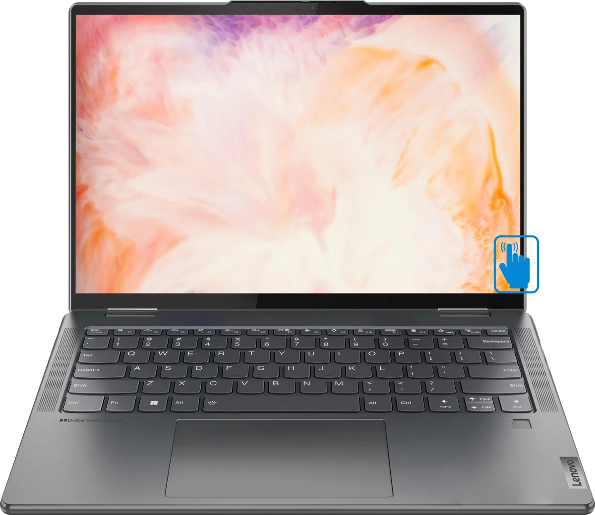 Storm Grey 14 inch 2.2K touchscreen convertible laptop