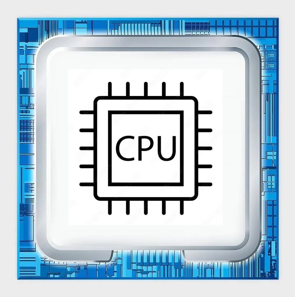 Square green processor with gold contacts and silver heat spreader, model i7-11700KF visible on top