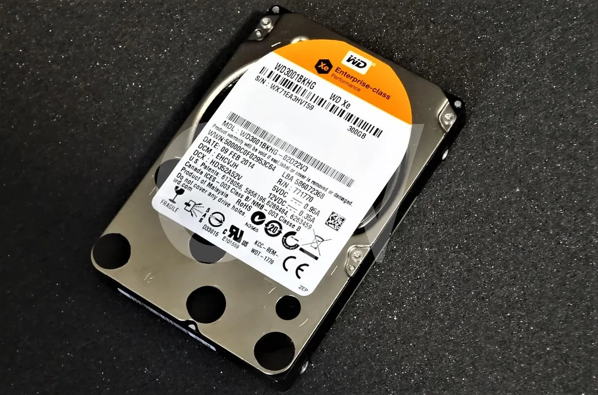 Western Digital Western Digital WD3001BKHG 300GB 10K RPM 2.5" SAS internal hard drive — zdjęcie produktu