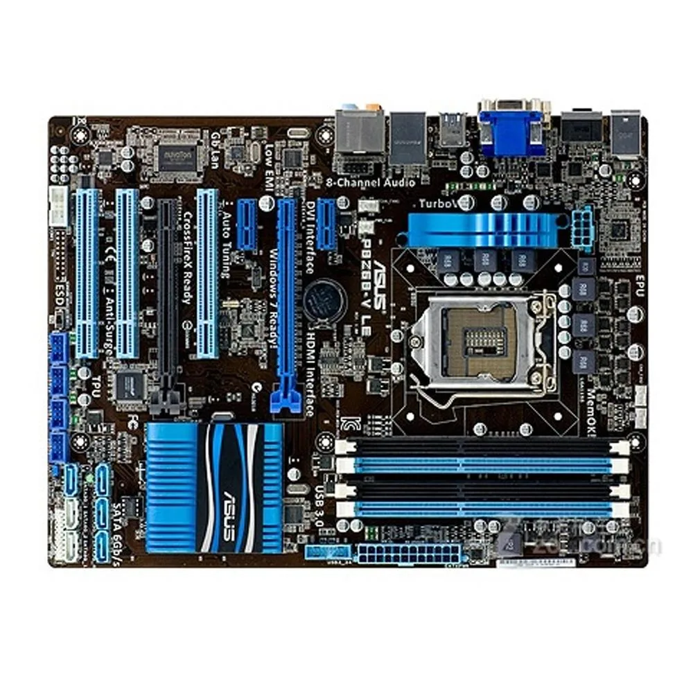 ASUS ASUS P8Z68-V LE Intel Z68 motherboard LGA 1155 DDR3 32GB ATX — ürün fotoğrafı