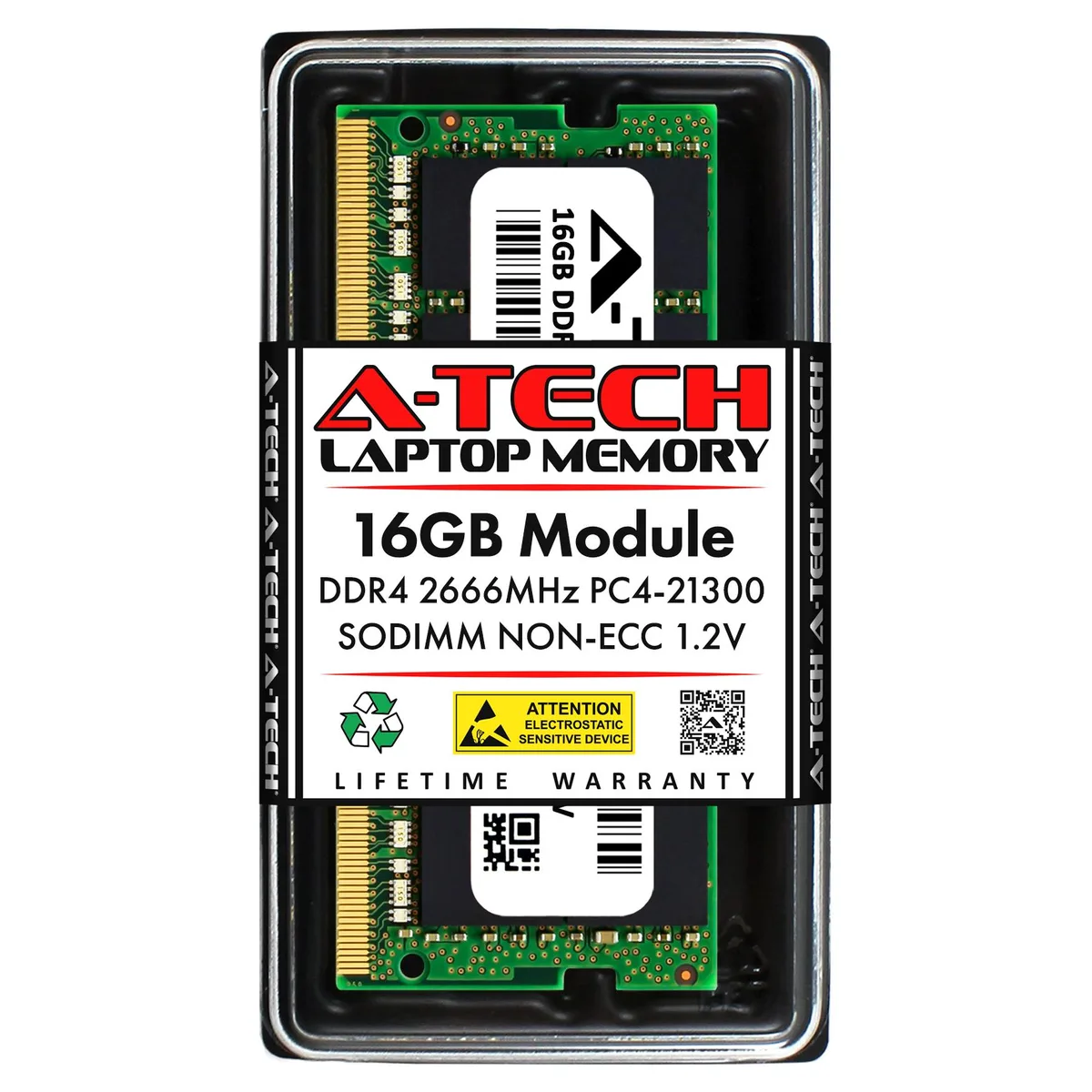 A-Tech A-Tech 16GB DDR4 2666MHz CL19 SODIMM laptop RAM — toote foto