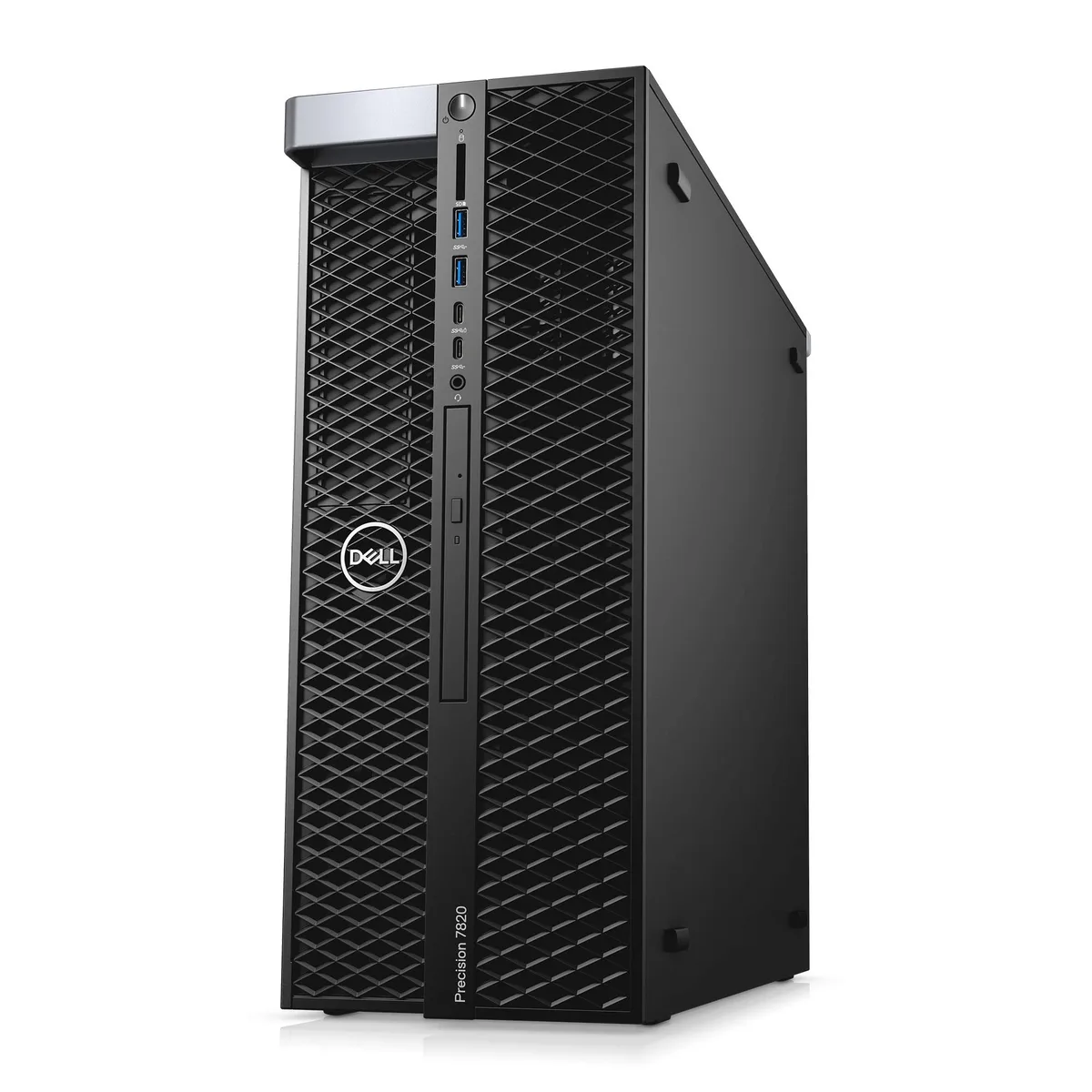 Dell Precision T7820 rackmount server, black chassis, front LEDs visible