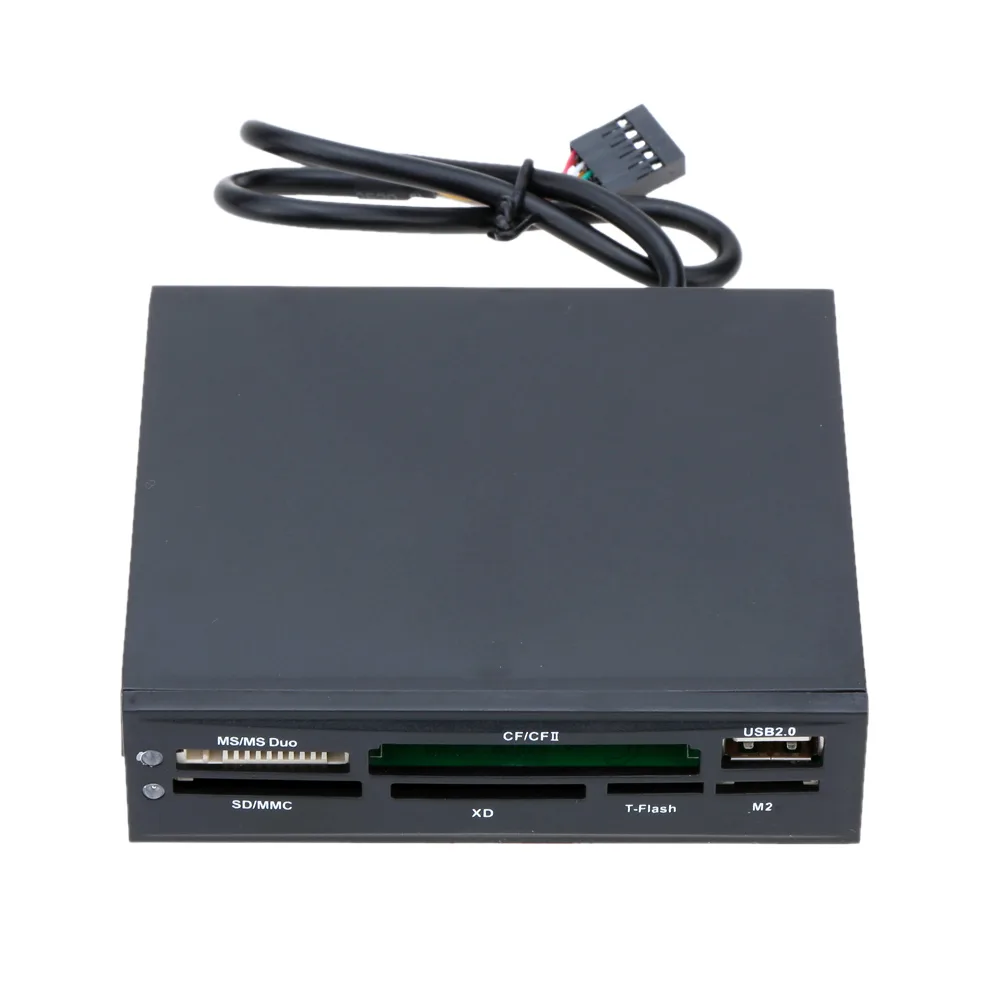 Transway's Marketplace Transway's Marketplace 3.5" 10-in-1 Internal Card Reader Black — φωτογραφία προϊόντος