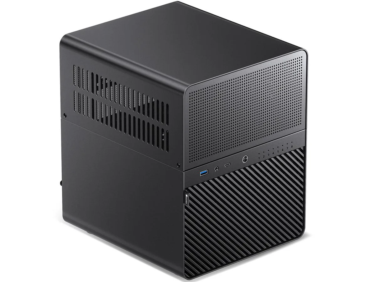 JONSBO JONSBO N3 Mini-ITX NAS PC Case 8+1 Bays Black — product photo