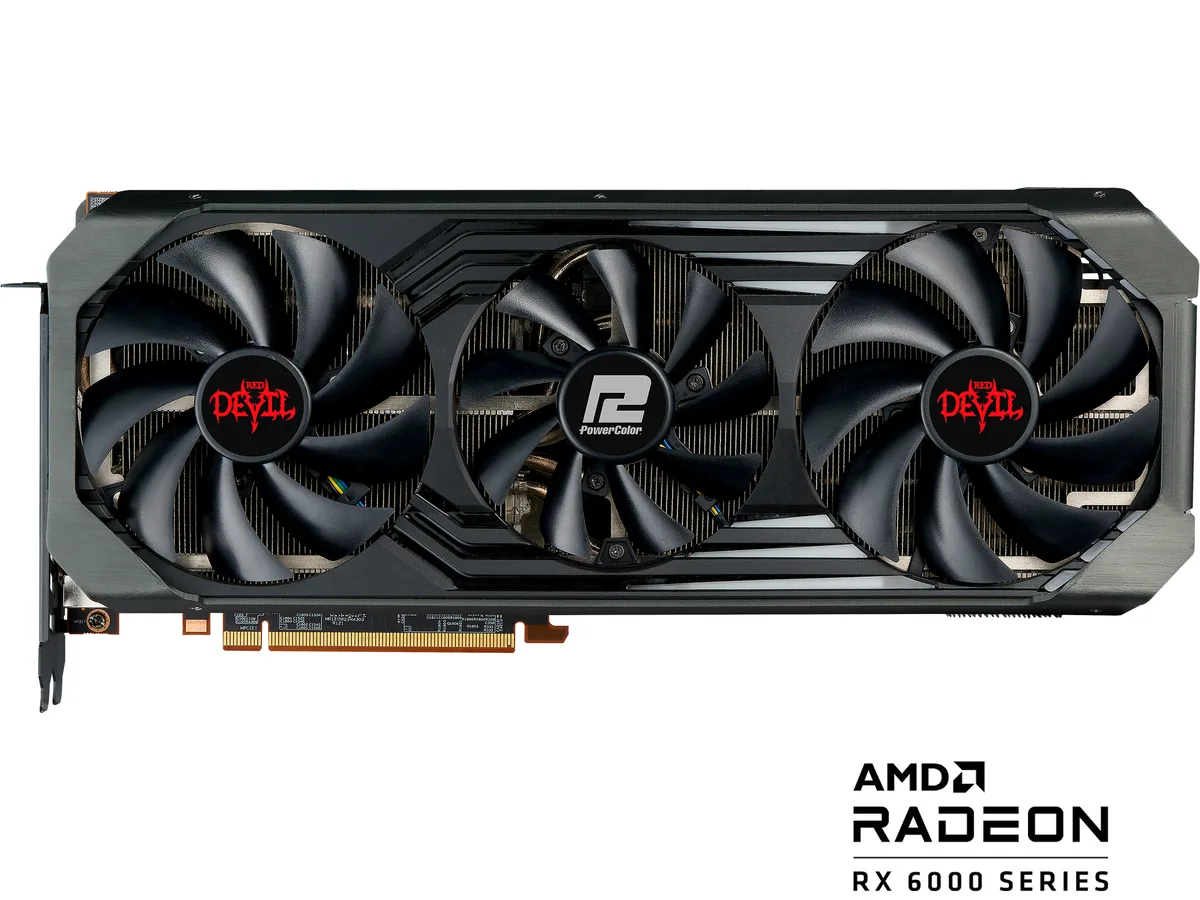 PowerColor PowerColor AXRX 6950XT 16GBD6-3DHE/OC graphics card — photo du produit